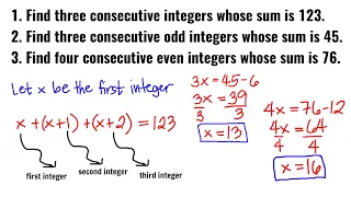 Consecutive Integers | Numerical Ability