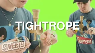 How to TIGHTROPE w/ Cooper Eddy - Kendama Trick Tutorial - Sweets Kendamas