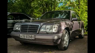 Mercedes-Benz W124 E300 4MATIC Bornit metallic. Динозавр из ЛогоВАЗа с мизерным пробегом!