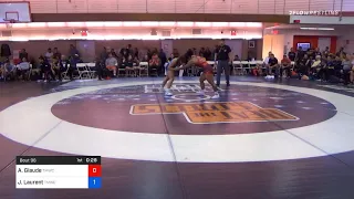 68 Kg Quarterfinal Alexandria Glaude Titan Mercury Wrestling Club Vs Jayden Laurent Titan Mercury