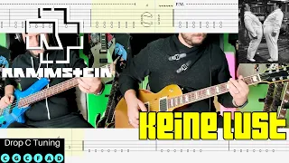 Rammstein - Keine Lust Guitar & Bass Cover |TAB| |LESSON| |TUTORIAL| |DROP C|