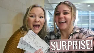 Surprising My Best Friend with First Class Tickets to New York City!!