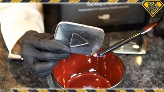 Liquid Metal Play Button Melts In Your Hand | TKOR Tests Gallium Metal That Melts In Your Hand