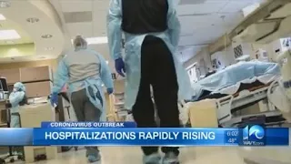 COVID-19 hospitalizations hit a new high in Virginia
