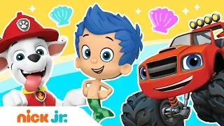 Top 10 Summer Party Moments 🏖️w/ Paw Patrol, Top Wing, Buuble Guppies & More | Nick Jr.