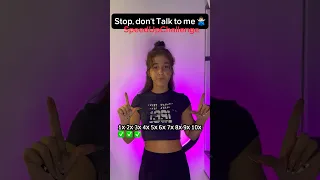 STOP,Don’t Talk To Me-Speed Up CHALLENGE #foryou #tutorial #dance #shortsvideo #а4 #tiktok