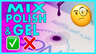 Is This TIKTOK TREND Safe? Suzie Tests Mixing Nail Polish With Gel