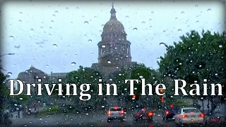 Driving in Rain, Austin Texas 54mins "Sleep Sounds"