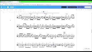 Finale-Polyphia Drum sheet music/transcription