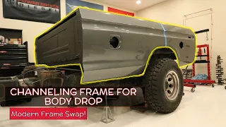 1978 Ford F250 Modern Chassis Swap: Notching the Frame for the Ideal Fit!