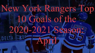 New York Rangers Top 10 Goals of the 2020-2021 Season: April