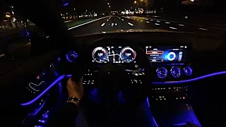 The Mercedes E Class Cabriolet Test Drive at NIGHT