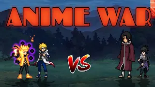 Yellow Flash Minato & Naruto OP VS Itachi Edo Tensei & Sasuke Indra V2 in Jump Force Mugen