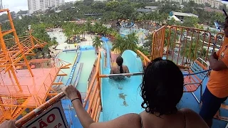 Crazy Scary Water Slide at Thermas dos Laranjais