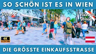 Österreich Wien 💫 So schön ist Wiens größte Einkaufsstraße - Mariahilfer Straße Spaziergang 4K