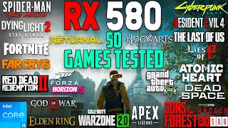 RX 580: Test in 50 Games in 2023 | Epic Gaming Performance