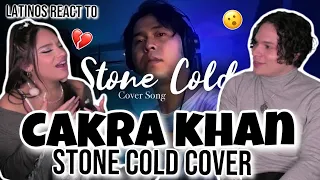 Waleska & Efra react to CAKRA KHAN - Stone Cold DEMI LOVATO cover 💔