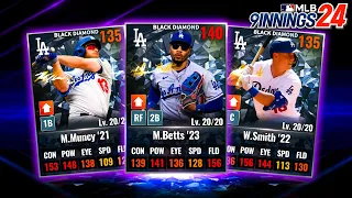 My NEW Black Diamond Mookie Betts, Max Muncy & Will Smith! - MLB 9 Innings 24