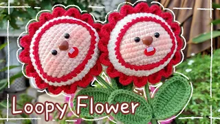 Crochet LOOPY FLOWER | Crochet FLOWER | Móc len HOA LOOPY | Lem'n Do