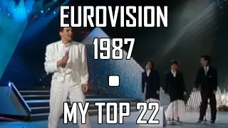 EUROVISION 1987 | MY TOP 22