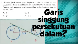 Cara menghitung panjang garis singgung persekutuan dalam @ernihari6854