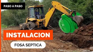 CÓMO HACER UNA FOSA SÉPTICA! 💧​🚽​ (Proceso Completo) Instalación y cómo funciona ♻️​ Bioplastic