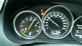 Mazda 6 GJ 2,0 165 HP 0-100 acceleration wet