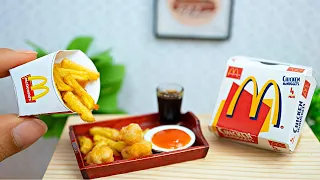 🍿 McDonald's Chicken Nuggets with Fries & Coke – Tiny n Tasty | Miniature Cooking Mini Food