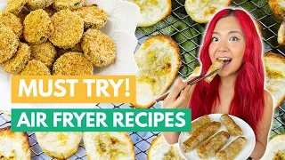 Easy VEGAN AIR FRYER RECIPES (Let's Play With the Air Fryer!)