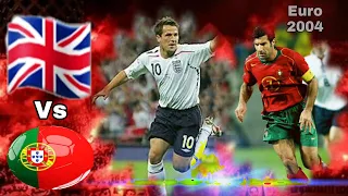 Portugal vs England All Goals & Highlights Great Match Euro 2004