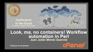 Look, ma, no containers! Workflow automation in Perl - Juan Julián Merelo Guervós