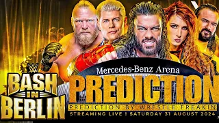 WWE Bash In Berlin 2024 - Match Card Prediction HD | Wrestle Freakin