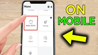 How To MAKE a SHIRT in ROBLOX MOBILE (2023) - Make Roblox Shirts Mobile