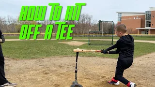 How To Hit Off A Tee For Youth Players