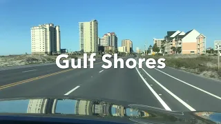 Driving Through Orange Beach, AL to Gulf Shores, AL