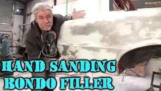 Block Sanding Bondo For 2K Primer!