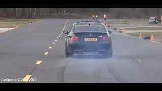 BMW M5 E60: Amazing DRIFTS, BURNOUTS, 1/4 mile Dragrace! (1080p HD)