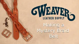 Making a Mystery Braid Leather Belt