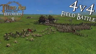 -- BEDLAM ON GRASSY PLAIN -- Third Age: Reforged Patch .96.1 4v4 Battle