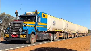 Road Trains and Trucks in Outback Australia