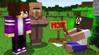 КАК БОМЖ СТАЛ МЭРОМ ДЕРЕВНИ ЖИТЕЛЕЙ В МАЙНКРАФТ 100% троллинг ловушка minecraft