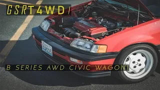 GSRT4WD Civic Wagon! B18 Powered AWD Honda Civic Wagon!