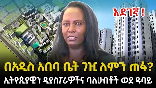 Ethiopia፡ በአዲስ አበባ ቤት ገዢ ለምን ጠፋ? ኢትዮጲያዊን ዲያስፖራዎችና ባለሀብቶች ወደ ዱባይ -25 April 2024