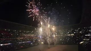 Feu d'artifice au Parc OL 2017-2018