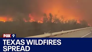 Wildfires in Texas continue to spread