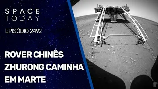 ROVER CHINÊS ZHURONG CAMINHA EM MARTE