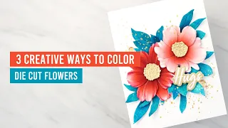 Make Your Die Cut Flowers POP with Three Creative Coloring Techniques | Altenew Video Hop + Giveaway