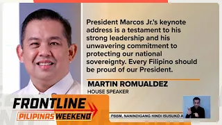Pagdiin ni Marcos ng karapatan ng Pilipinas sa West PH Sea, pinuri ng maritime security experts