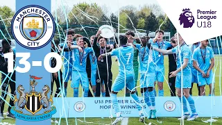 13-0?! | Man City 13-0 Newcastle | HIGHLIGHTS U18 Premier League