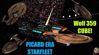 Picard Era Ships At Wolf 359! Will they make a difference? - A What If - Star Trek Starship Battles